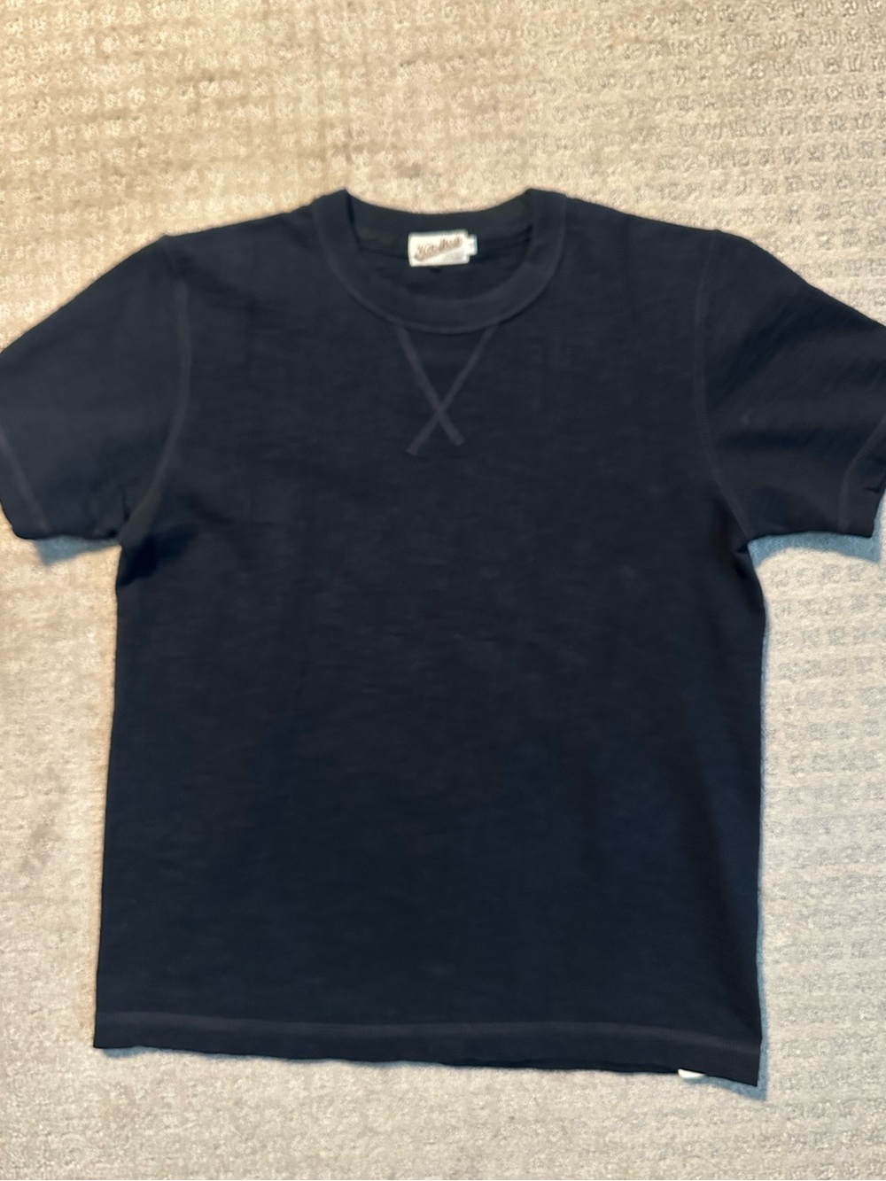 NEW Bronson Mfg Non Stock 10.5 oz Cotton Tubular Gusset T-Shirt Black Medium